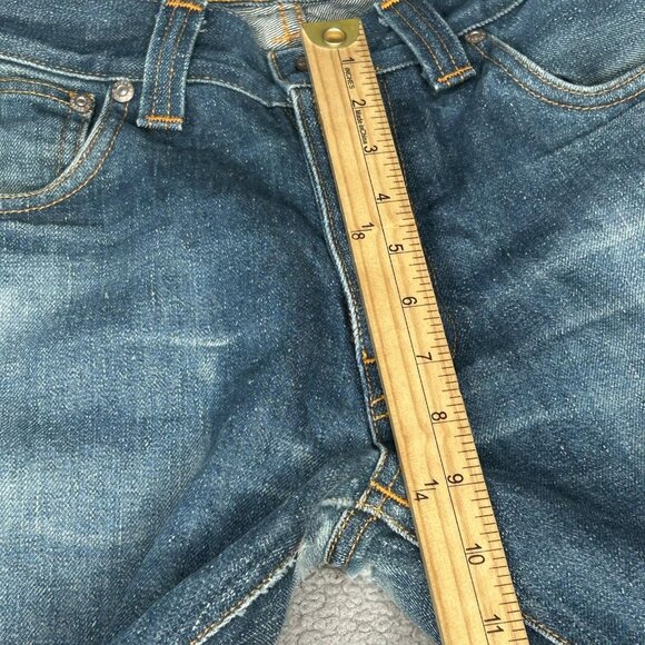 Nudie Jeans Jeans Mens 29x29 Even Steven Straight Leg Selvedge Organic Denim - Picture 11 of 15